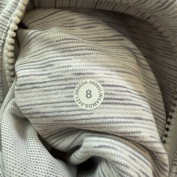 Lululemon Define Jacket Size 8 Wee Are From Space Nimbus Battleship - Picture 11 of 11